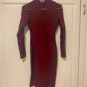 Maroon Bandage Dress!
